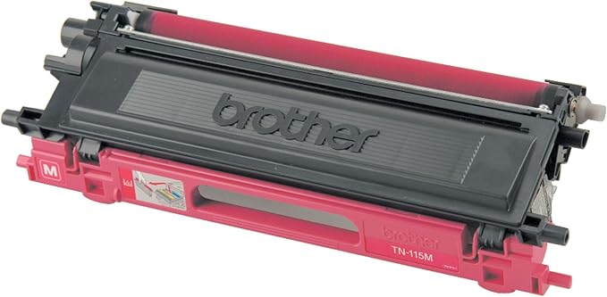 Brother TN-115M DCP-9040 9042 9045 HL-4040 4050 4070 MFC-9440 9450 9840 Toner Cartridge (Magenta) in Retail Packaging