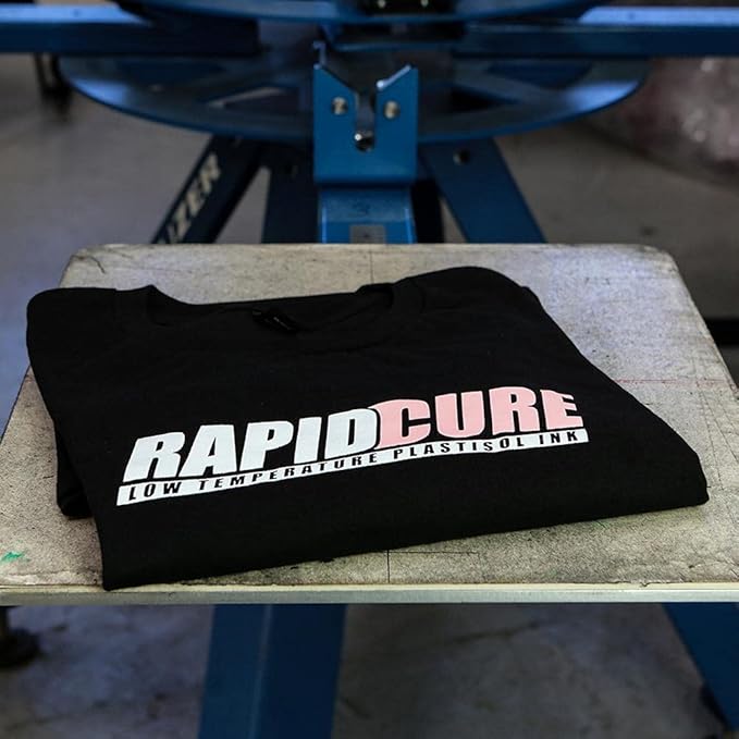 Rapid Cure® Screen Printing Ink Pastel Pink (5 Gallon - 640oz.) - Plastisol Ink for Screen Printing Fabric - Low Temp. Curing Plastisol by Screen Print Direct - Pink Plastisol Ink for Silk Screens