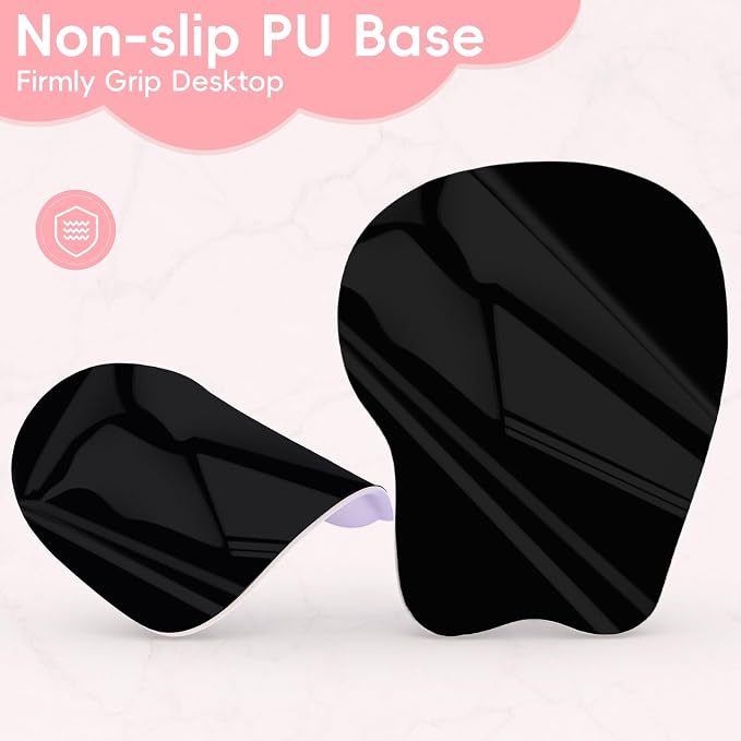 Upgrade Ergonomic Mouse Pad,Non Slip Mousepad Wrist Rest Support for Office, Computer, Laptop & Mac(B-Pink Floral)