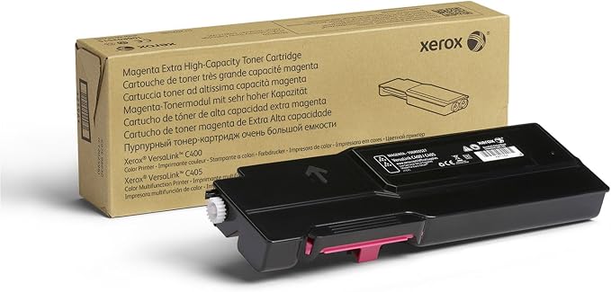 Xerox VersaLink C400/C405 Magenta Extra High Yield | Genuine magenta toner, extra high 8000 page yield, vivid color, VersaLink C400 and C405 compatibility