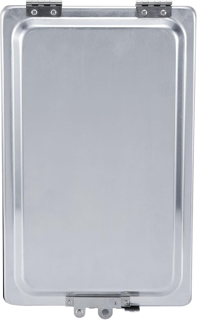 Truck and Trailer Aluminum Manifest Holder Waterproof Box with Stainless Steel Hinges and Latch, Document Holder Kit (2)