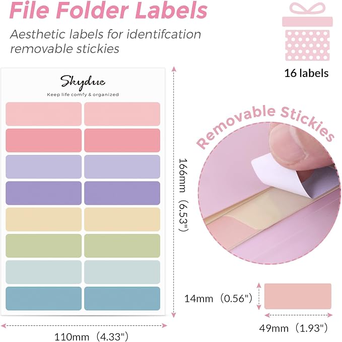 SKYDUE Accordion File Organizer, Expanding File Folder with 7 Pockets, Portable Receipt Paper Bill Document Organizer, Letter/A4 Size Filing Folder School Office Supplies, Lightpurple
