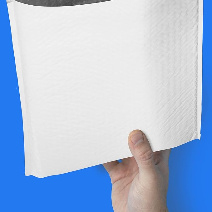 The Boxery 14.25x20''|#7 Poly Bubble Mailers- 50 Pack, Padded Envelopes, Self Seal, Waterproof Shipping Bags, Padded Mailers for Shipping & Packaging