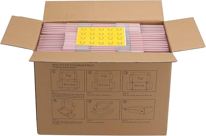 HORLIMER 12x9x3 inches Shipping Boxes Set of 20, Pink Medium Corrugated Cardboard Gift Mailer Box