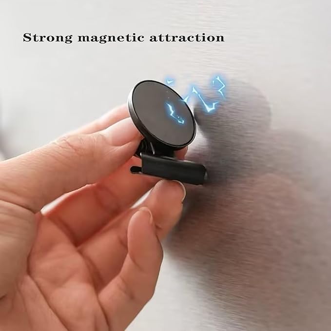 Strong Magnetic Clips, 20 Pack, 1-1/4 Inch, 31 mm, Silver, Refrigerator Magnet Clips, Medium Clip Magnets, Office Supplies, Photo Displays