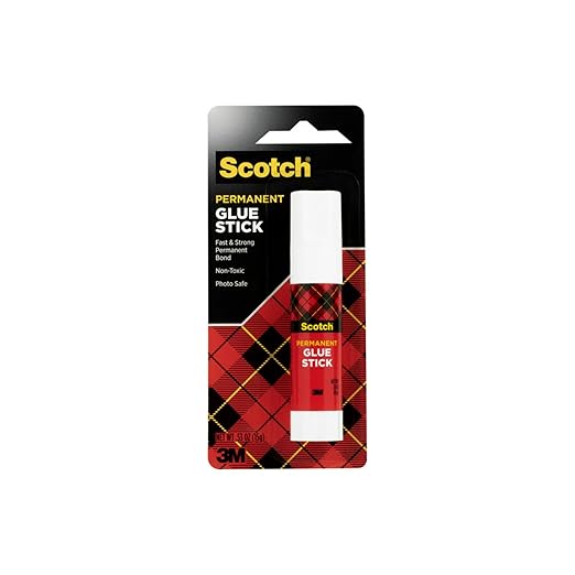 Scotch Glue Stick, .53 oz, Acid Free and Non-Toxic (6015) (Pack of 2)