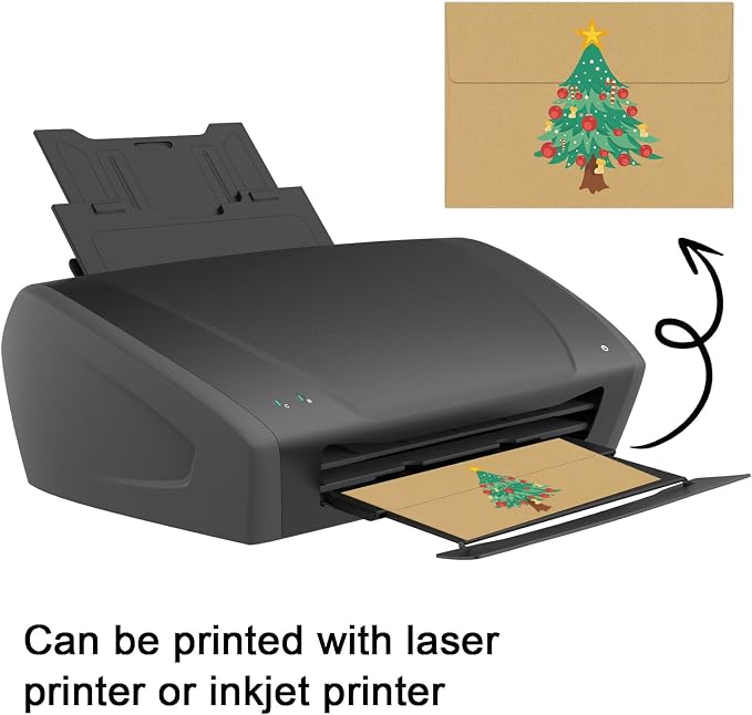 100 Packs 5x7 Kraft Envelopes, A7 Envelopes for Card Invitation | 120gsm envelopes, 5.25x7.25 inch fits 5x7 cards, peel & press, for weddings/cards/baby shower/photos/graduation/postcards