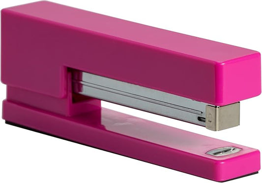 JAM PAPER Modern Desk Stapler - Pink - Sold Individually