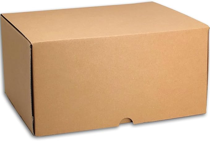 12x6x6 Shipping Boxes Brown Mailer Corrugated Cardboard Box Set of 15 | for Packaging, Literature, Packing, Mailing, Storage, Small Business, Moving, Gift, Supplies, Quick Fold, Tab Locking
