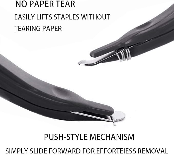 ZZTX Magnetic Staple Remover 6 Pack | Staple Removal Tool, Easy removal, No paper tear, 5-color set