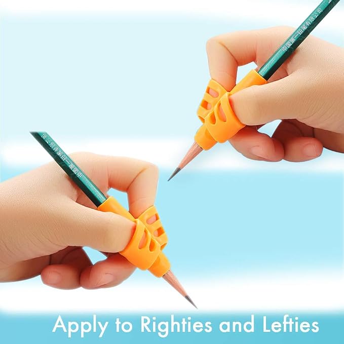 JuneLsy Pencils Grips Pencils Grips for Kids Handwriting Posture Correction Training Writing AIDS for Kids toddler Preschoolers Students Children Special Needs (6PCS)