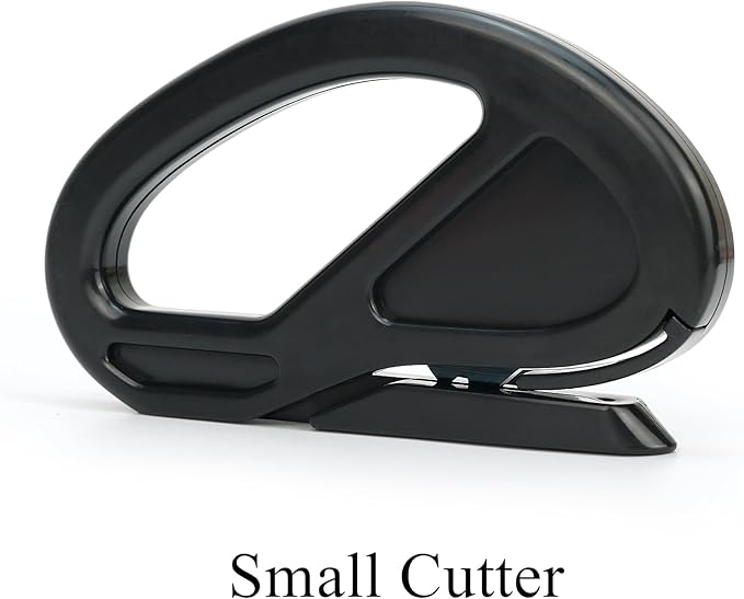 Umaki 3 Pack Safety Cutter Vinyl Knife Tool Film Cutter Wrapping Paper Cutter, Utility Cutting Knife for Automotive Wrap, Window Tint, Craft Vinyl, Home and Office Use, Black