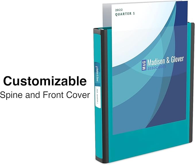Staples Better Binder 1-Inch D-Ring View Binder, Reinforced Spine, Holds Up to 275 Sheets, Teal, for Office & School