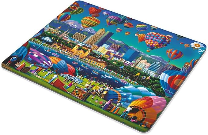 Balloon Adventure Mouse pad Customized Mousepad Non-Slip Rubber Base Mouse Pads for Computers Laptop Office Desk Accessories Mouse pad