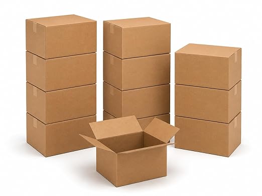 BOX USA Moving Boxes Holds 65lbs, 20"L x 20"W x 15"H (12-Pack) Large - Corrugated Cardboard Box for Shipping, Mailing, Packing, Packaging and Storage