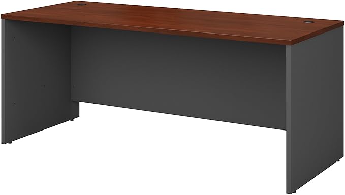 Bush Business Furniture Series C 72W x 30D Office Desk in Hansen Cherry