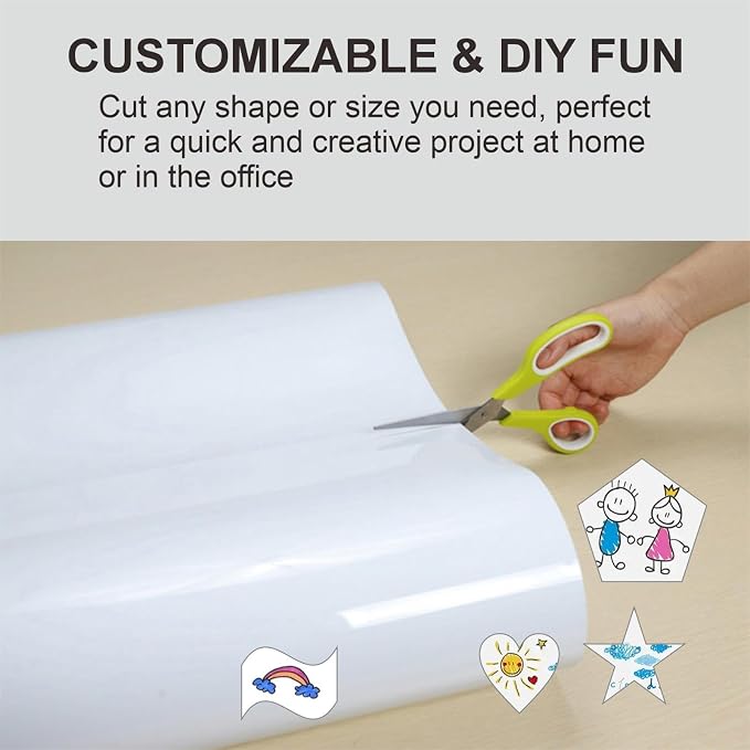 Whiteboard Adhesive Contact Paper, 79×40" in Magnetic Whiteboard Roll, Dry Erase Board for Wall. Ideal for Schools, Offices, and Homes. Includes Markers and Dry-Erase Board.