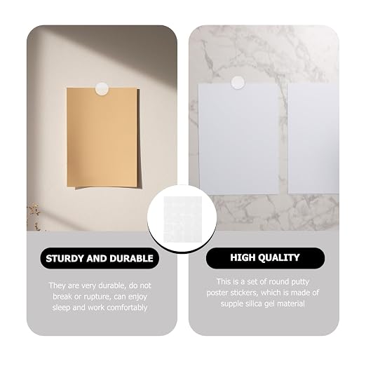 30pcs Putty Stickers Round Epoxy Gel Adhesive Dots for Wall Protection and Prevents Wall Damage Silica Gel Practical Poster Stickers for Home and Office
