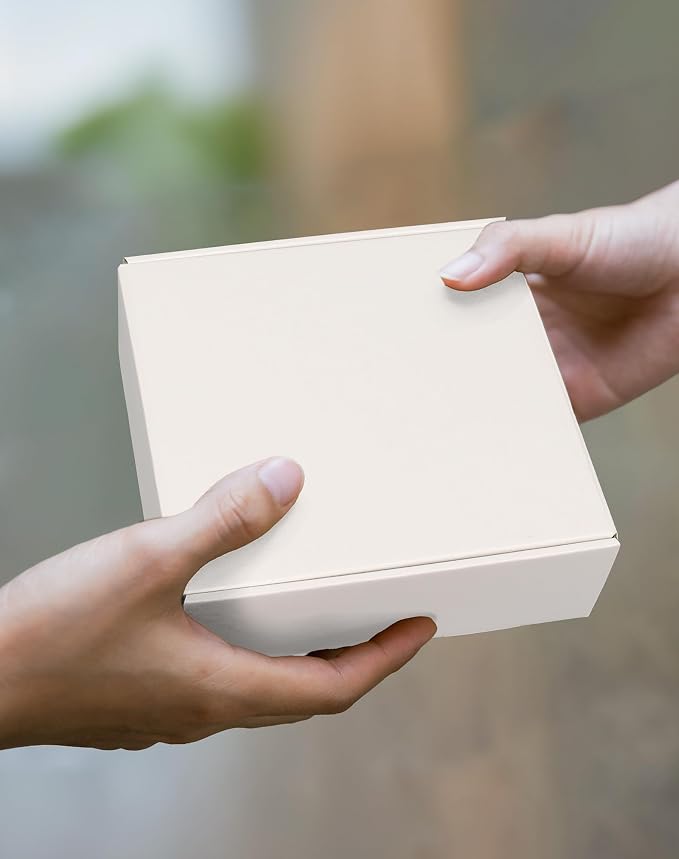 White Shipping Boxes 9x6x2 Inch, Set of 45, Corrugated Cardboard Boxes, Mailer Packaging Boxes for Small Business Gift Literature Shipping