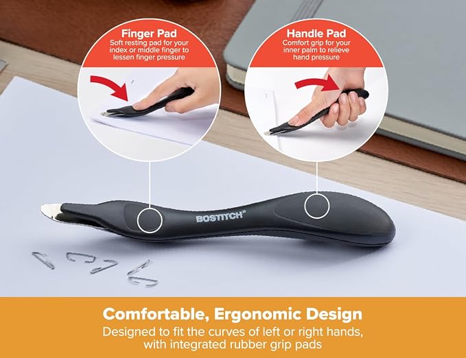 Bostitch Office Professional Push Style Easy Staple Remover, Black (30000-BLK)