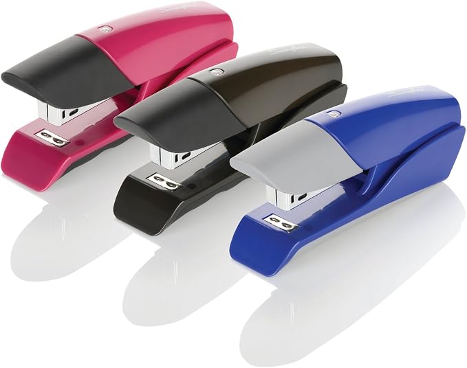 Swingline Stapler, Compact Grip, 20 Sheets, Assorted Colors, Color May Vary (S7071793E)