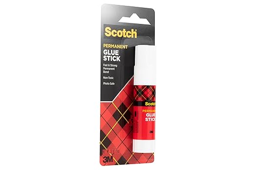 Scotch Glue Stick, .52 oz, Acid Free and Non-Toxic (6015)