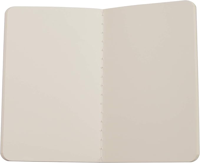 TWONE Pocket Notebook, 6 Pack Mini Notebooks 3.5" x 5.5" (90x140mm), Black Cardstock Cover Memo Notepad for Men, Women, Kids, Travel - 30 Sheets/60 Blank Pages