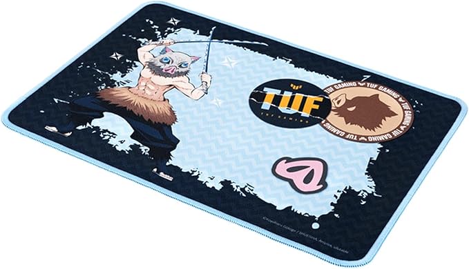 ASUS TUF Gaming P1 Portable Gaming Mouse pad (Nano-Coated, Water-Resistant Surface, Durable Anti-fray Stitching, and Non-Slip Rubber Base), Demon Slayer, NEZUKO