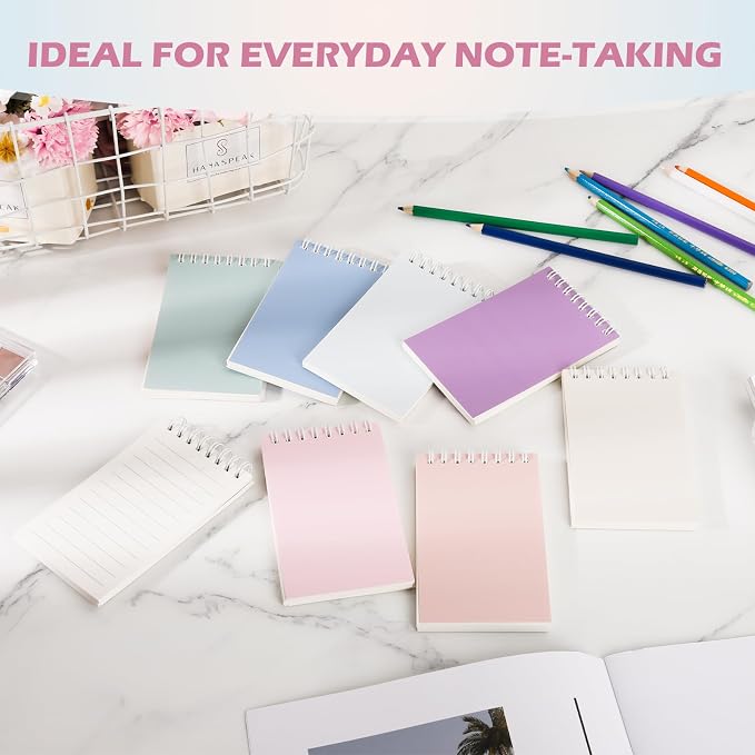 Ddaowanx Mini Notebooks Bulk,3x5 Pocket Spiral Notepads With Lined Pages | 48 Pcs Small Notebook for Work,Nursing School Essentials,School&Office Supplies,Nurse Gifts