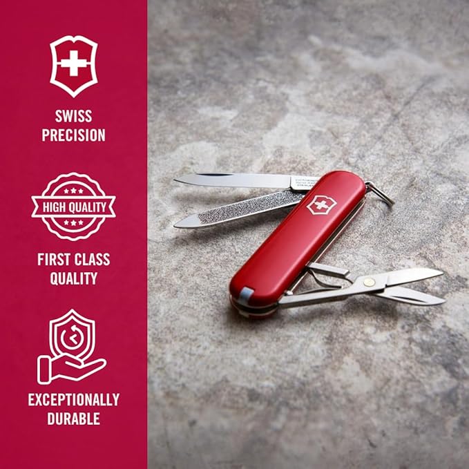 Victorinox Swiss Army Classic SD Pocket Knife, Red