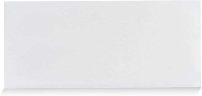 Aimoh 500#9 Security White Envelopes, GUMMED Closure, Premium Security Tint Pattern - No Window, EnveGuard, Size 3-7/8 x 8-7/8 Inches - White - 24 LB - 500 Count (30128)