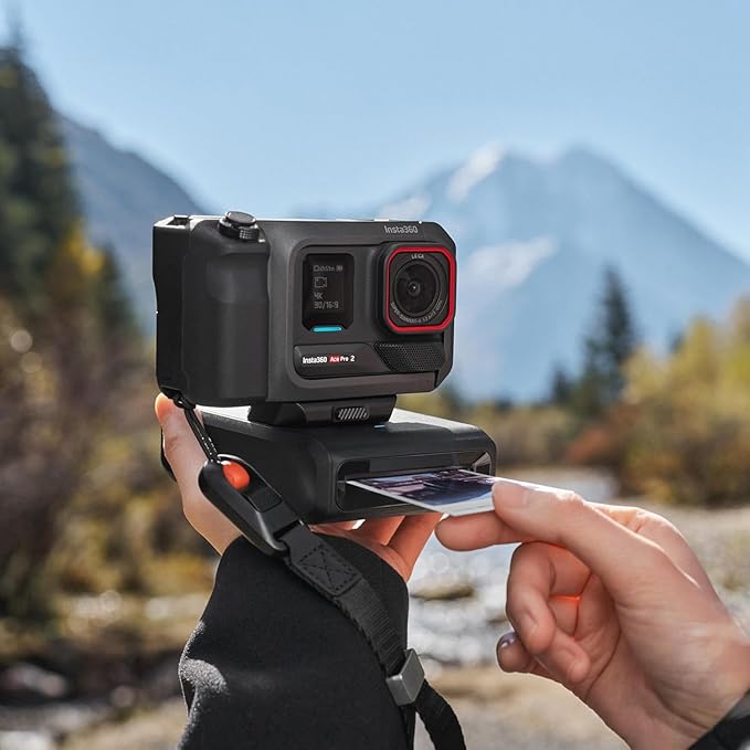 Insta360 Pocket Printer for Ace Pro 2 Action Camera, Capture and Print Instantly with This Compact, Portable Bluetooth Printer