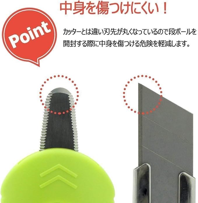 CANARY Box Cutter Retractable Blade, Mini Box Opener Tool, Made in Japan, Green (DC-15)…