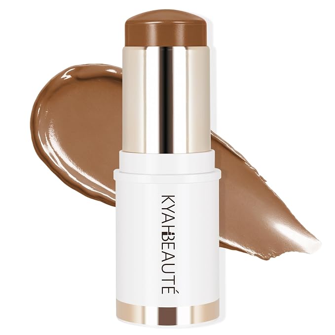 Bronzer Stick Makeup, Creamy Contouring Stick for Soft Sculpted Look, Long-Wear & Hydrating Formula, Buildable Coverage with Matte Finish | Vegan & Cruelty-Free | Medium
