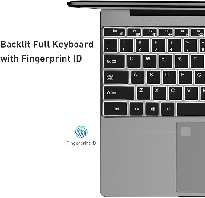Auusda Business Laptop Computer for Work, Notebook PC for College Students, 15.6" FHD Display, Up to 3.4GHz CPU, Backlit Keyboard, Fingerprint ID, Up to 10TB Storage, 16GB DDR4 RAM, 1TB NVMe, Silver