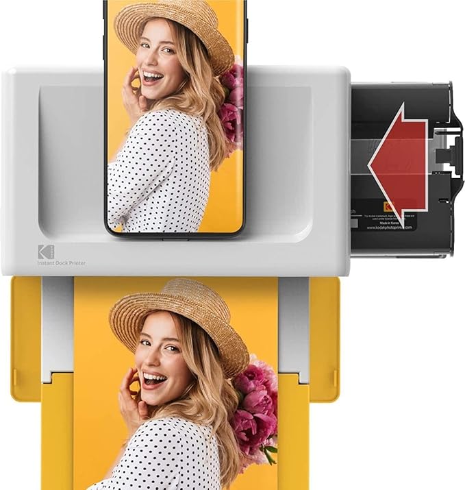 KODAK Dock Plus & Dock Photo Printer Cartridge PHC-80 – Cartridge Refill & Photo Paper- 80 Pack