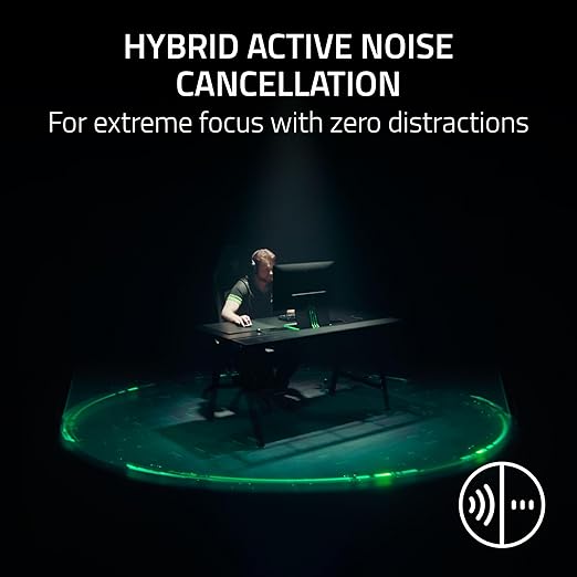 Razer BlackShark V3 Pro Wireless ANC Gaming Headset for Xbox: Full Band Mic - 50mm Driver - 2.4 GHz, Bluetooth, USB, 3.5mm - Works with PC, Mac, PS5, Nintendo Switch - Long Battery Life - 2XKO Edition