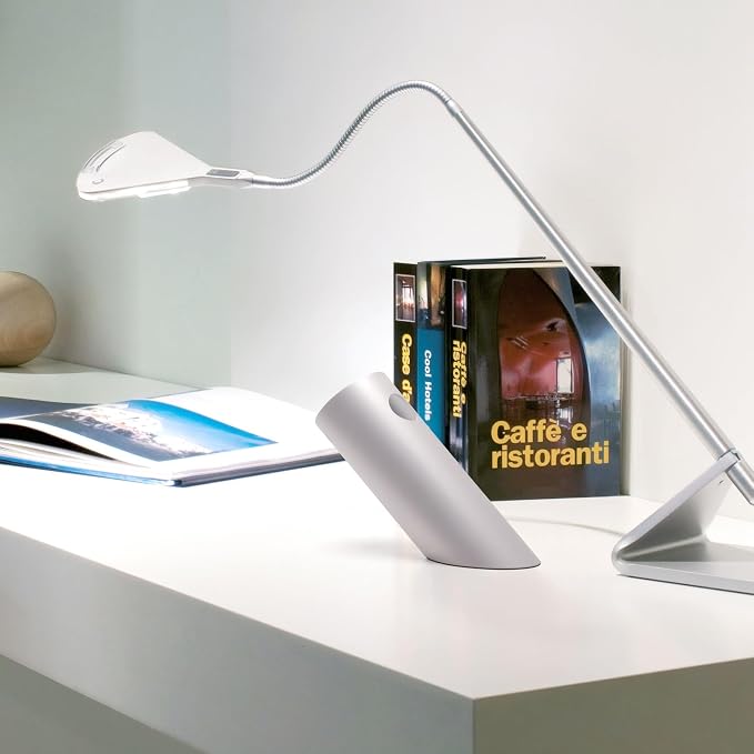 Gift Boxed Modern Art Pen Holder, 45° Angled Desk Sculpture with Minimalist Design, Pencil Cup Organizer, Elegant Gift for Professionals & Graduates