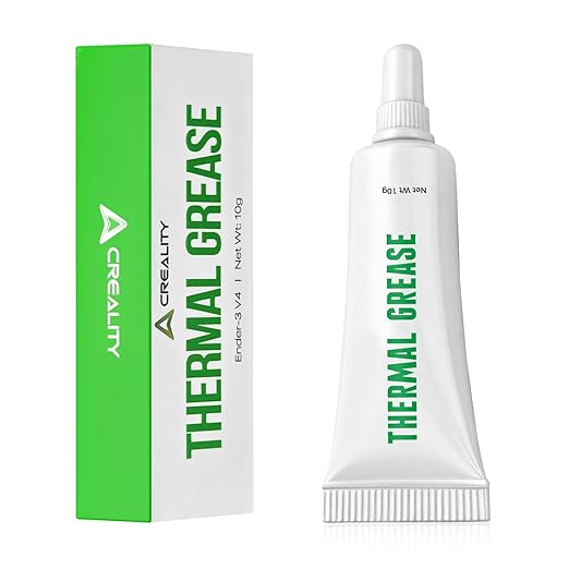 Creality 3D Printer Thermal Grease, 350°C High-Temperature Resistant Paste, Excellent Thermal Conductivity, Non-Conductive, for 3D Printer Hotend/Nozzle, Suitable for All FDM 3D Printer (1 Pack)
