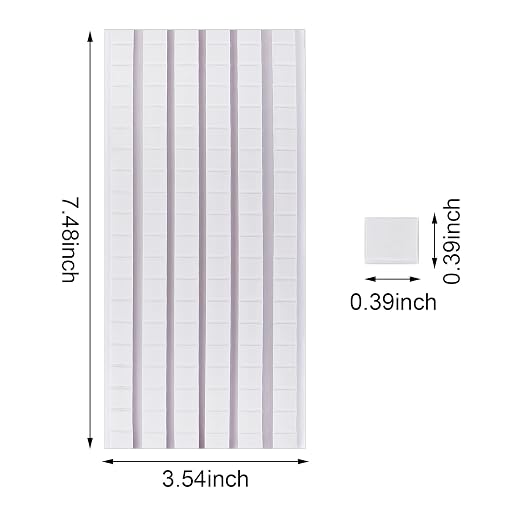 Feosky Adhesive Poster Sticky Tack Putty, Reusable and Removable Adhesive Putty, Mounting Putty for displaying Wall Paintings, Picture, Decoration, Crafts (White, Pack of 3)