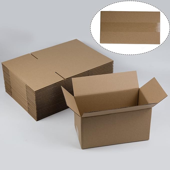 Shipping Boxes 11x6x6 Inches Small Corrugated Cardboard Boxes, 25 Pack
