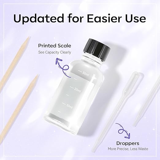 Makartt Nail Glue Remover for Press on Nails - 30ML Hema-Free, Glueoff Easy Removal Versatile Debonder for Glue on Tips, Regular Polish, Quick Glues and Semi-Cured Sticker DIY Manicure Supply