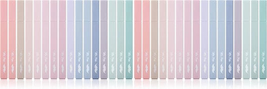 Mr. Pen- Aesthetic Highlighters, 16 pcs, Chisel Tip, Morandi Colors, No Bleed Bible Highlighter Pastel, Assorted Colors, Cute (Pack of 2)