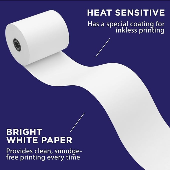 Thermal Receipt Paper for Toast TP200 Printer by Paper Planet | 80 Rolls