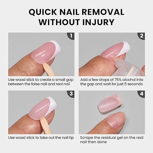 BTArtboxnails XCOATTIPS Solid Nail Glue Gel - 30g Gap-Filled Gel Nail Glue for Nail Tips Press on Nails, Upgrade Cure Needed UV Nail Gel for Acrylic Fake Nail