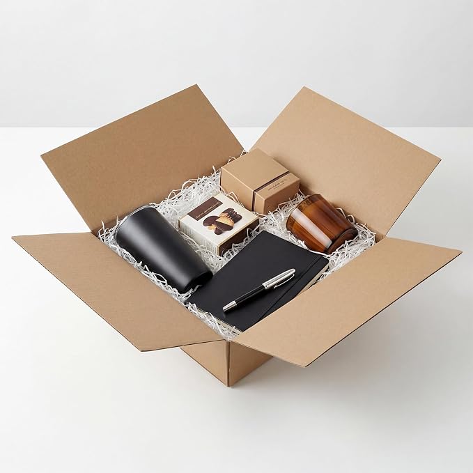 Hoikwo 12x12x3 Shipping Boxes Set of 15 | Brown Corrugated Cardboard Box for Small Business for Packaging Mailing