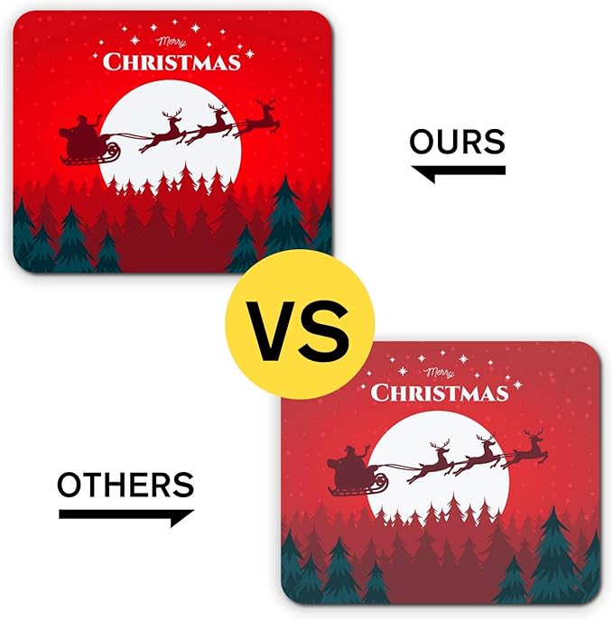 A-SUB Sublimation Mouse Pad Blank Rectangular Blanks 12 pcs for Sublimation Transfer Heat Press Printing Crafts 24x20x0.2cm White