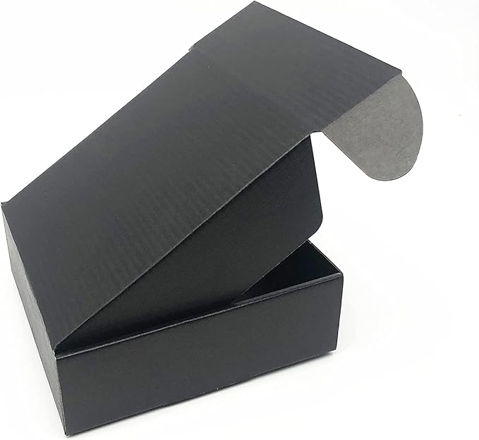 Black Shipping Boxes 15x11x3.1 Inch Cardboard Storage Mailer Box 15 Pack | Corrugated Cardboard Packaging Box Inside Size:14.3 x 10.8 x 3"