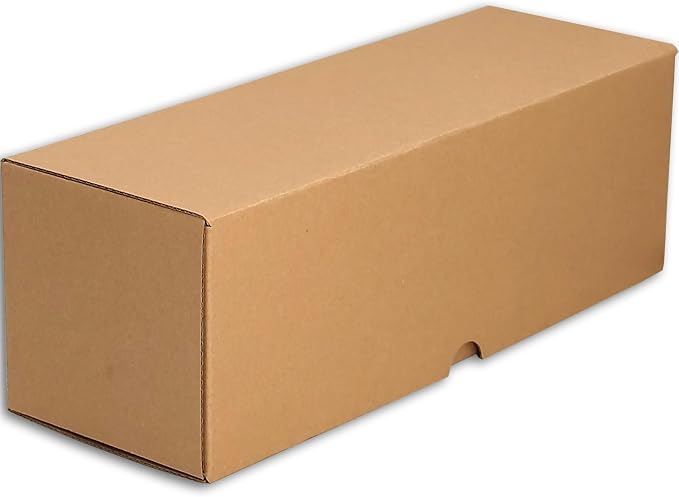 12x4x4 Shipping Boxes Brown Mailer Corrugated Cardboard Box Set of 25 | for Packaging, Literature, Packing, Mailing, Storage, Small Business, Moving, Gift, Supplies, Quick Fold, Tab Locking