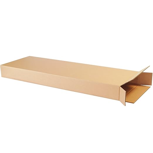 Tape Logic TL14442FOL Side Loading Boxes, 14" x 4" x 42", Kraft (Pack of 15)